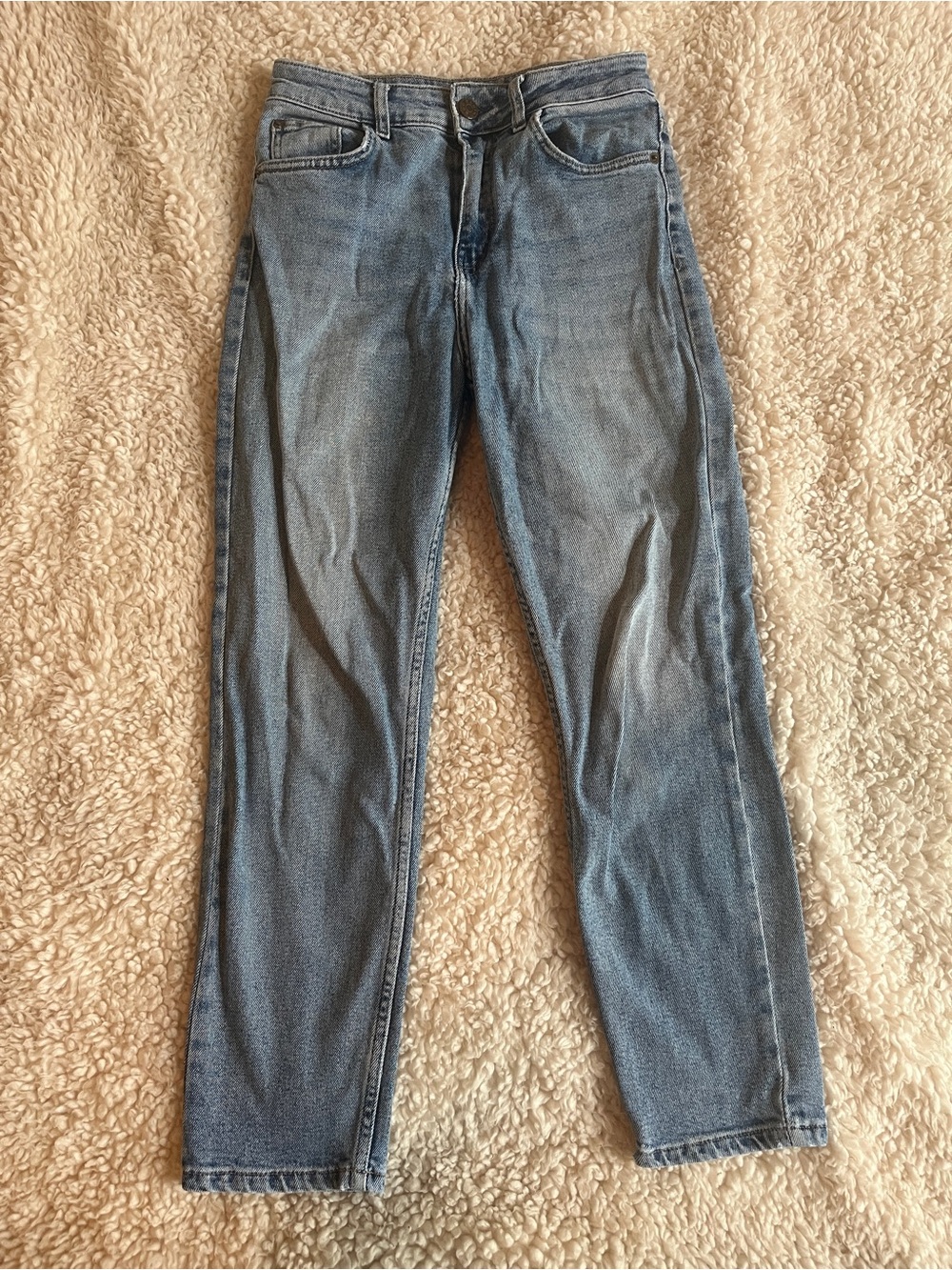 BDG Girlfriend Jean Womens Straight Leg Light Blue Denim Jeans 26